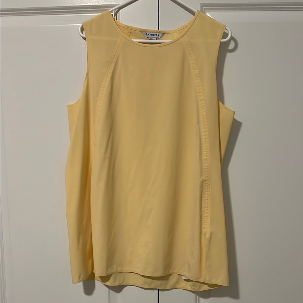 Athleta Yellow Tank Top